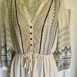 NWT..ANTHROPOLOGIE ..embroidery dress